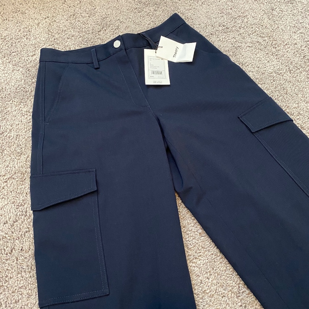 NWT THEORY WOOL CARGO PANTS